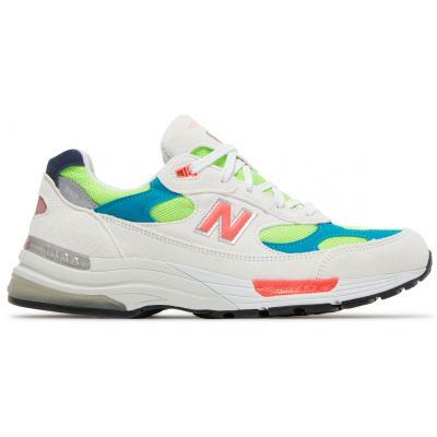 New Balance 992 Made In USA White Neon