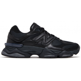 New Balance 9060 Triple Black Leather