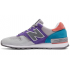 Кроссовки New Balance 670 серые с синими и фиолетовым