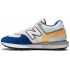 New Balance 574 Legacy White Blue Yellow