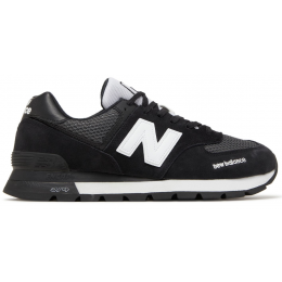 New Balance 574 Rugged Black White