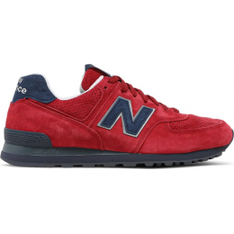 New Balance 574 Made In USA Red Blue