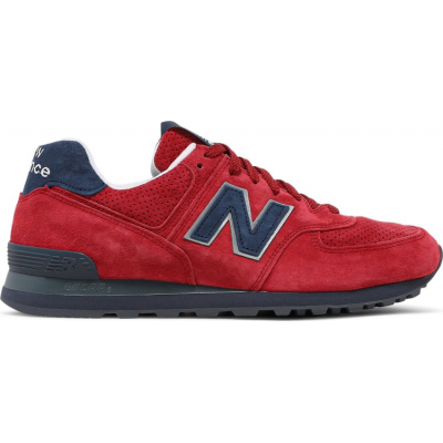 New Balance 574 Made In USA Red Blue