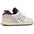 Кроссовки New Balance 574 White Burgundy женские