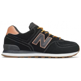 Кроссовки New Balance женские 574 черные с розовым