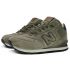 Кроссовки New Balance 574 серо-зеленые с мехом