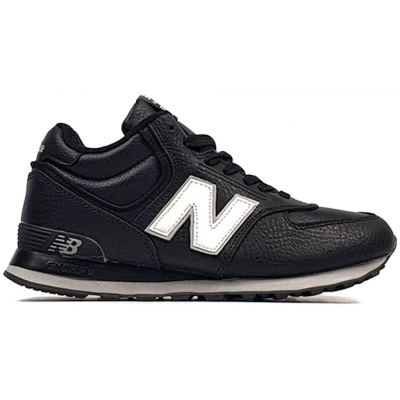 Кроссовки New Balance 574 Black White зимние