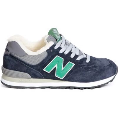 Кроссовки New Balance мужские сине-бирюзовые зимние