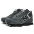 New Balance 574 Mid Deep Grey Black с мехом