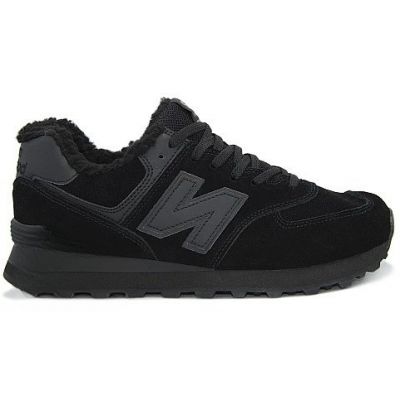 Кроссовки New Balance 574 Black зимние