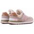 Кроссовки New Balance 574 с мехом Light Beige Pink