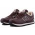 New Balance 574 Dark Brown White с мехом