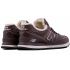 New Balance 574 Dark Brown White с мехом