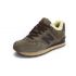 New Balance 574 Dark Brown с мехом