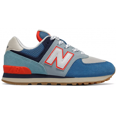 New balance 574 homme cyan on sale