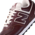 Кроссовки New Balance 574 мужские бордово-серые