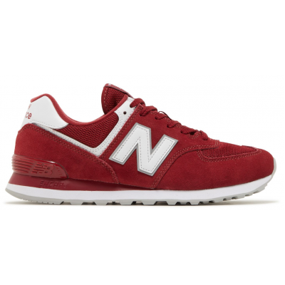 New balance 574 red mens on sale