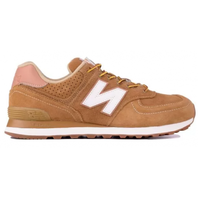 Кроссовки New Balance 574 мужские оранжевые