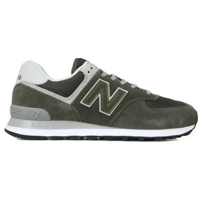 Кроссовки New Balance 574 мужские зеленые с серым