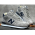 New Balance 574 Mid Grey Deep Blue с мехом