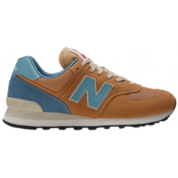 New Balance 574 Tan Blue