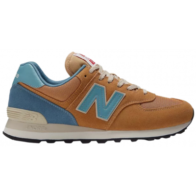 New Balance 574 Tan Blue