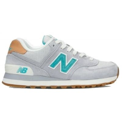 New Balance 574 Grey Mint Brown