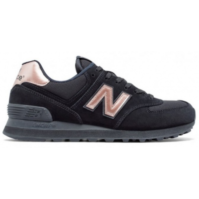 New Balance 574 Black With Steel