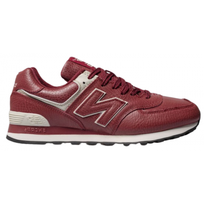 Кроссовки New Balance 574 женские бордовые