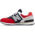 New Balance 574 Pebbled Sport Team Red