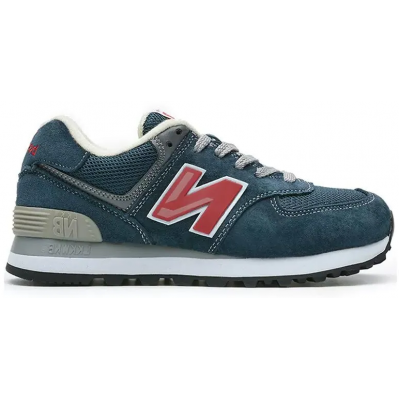 New Balance 574 Red Blue