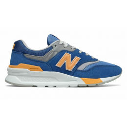 Кроссовки New Balance 997h Varsity голубые с оранжевым