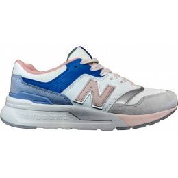 New Balance кроссовки 997 бело-серо-синие