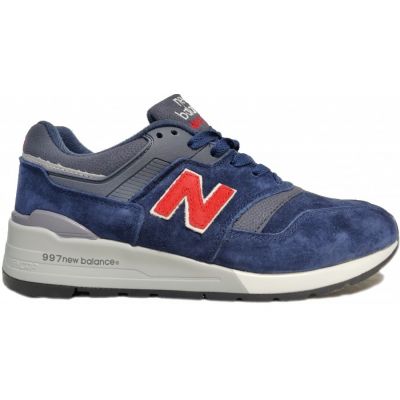 New Balance кроссовки 997 синие с красным