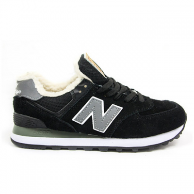 Кроссовки New Balance черные зимние купить