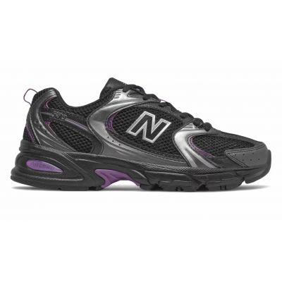 Кроссовки New Balance 530 черные с фиолетовым