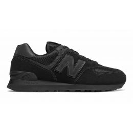 New Balance 574 моно черные