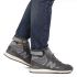 Кроссовки New Balance 574 мужские кожаные темно-серые